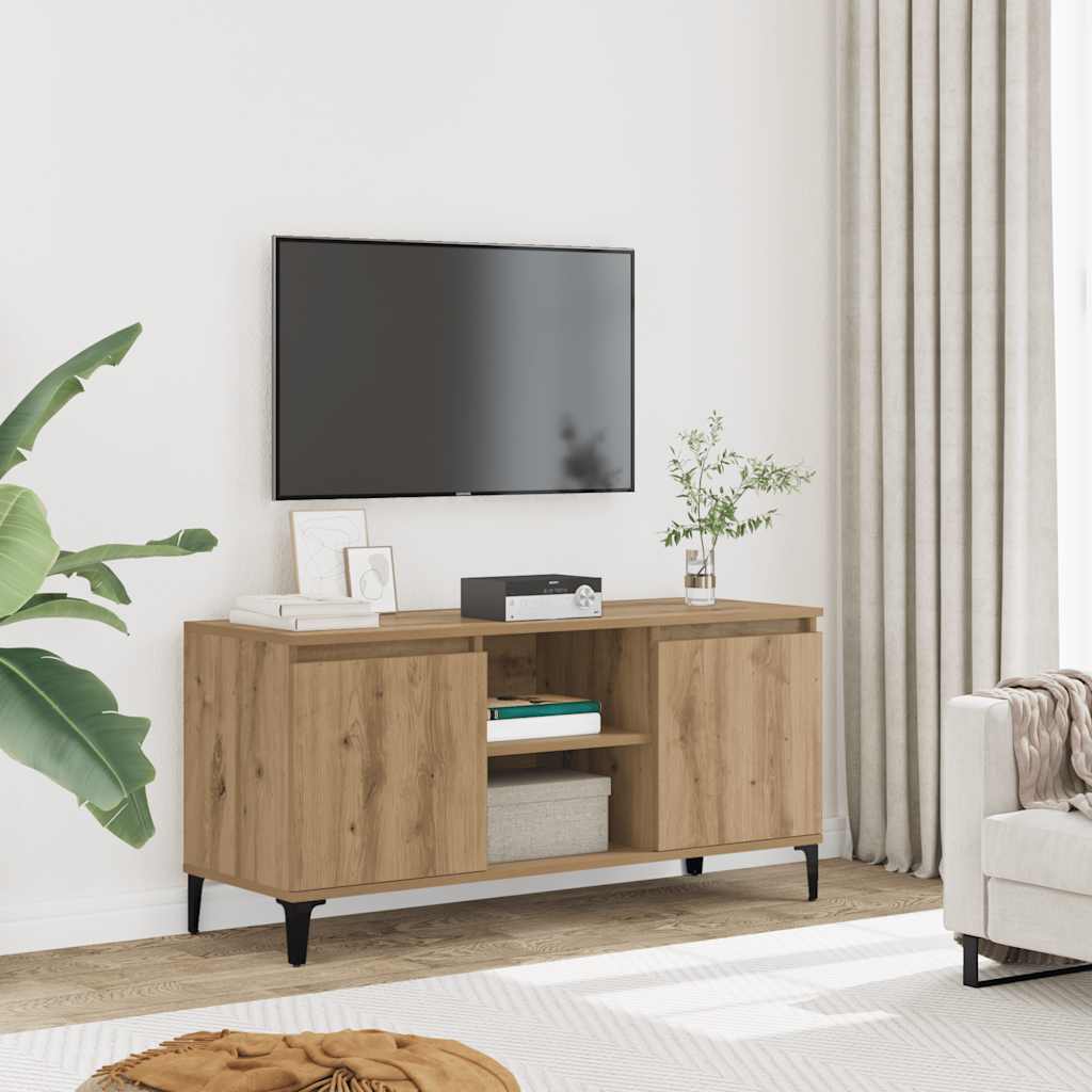 TV-Schrank Artisan-Eiche 102x35x50 cm Holzwerkstoff