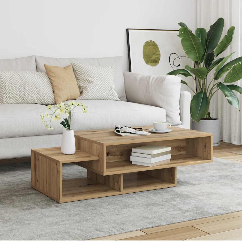 Couchtisch Artisan-Eiche 105x55x32 cm Holzwerkstoff