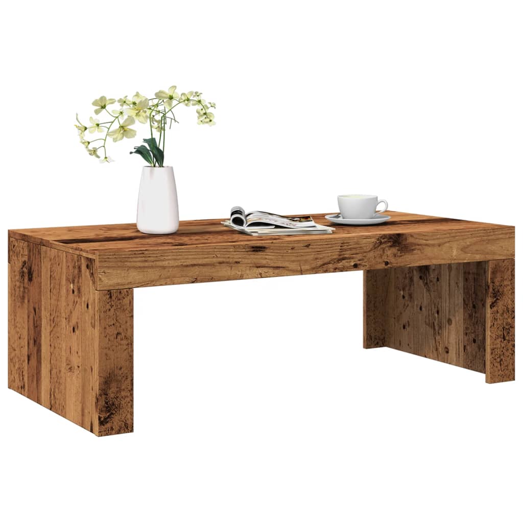 Couchtisch Altholz-Optik 102x50x35 cm Holzwerkstoff