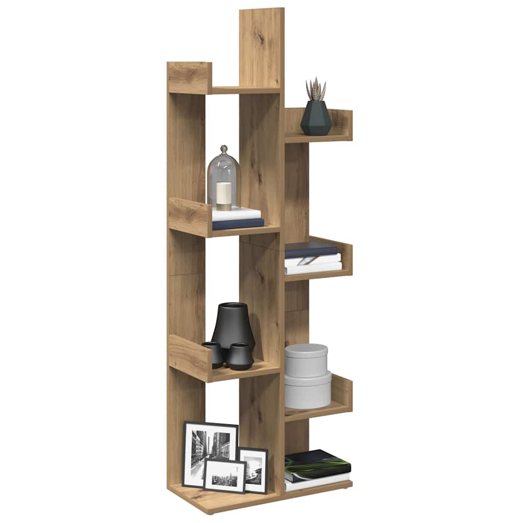 Bücherregal Artisan-Eiche 48x25,5x140 cm Holzwerkstoff