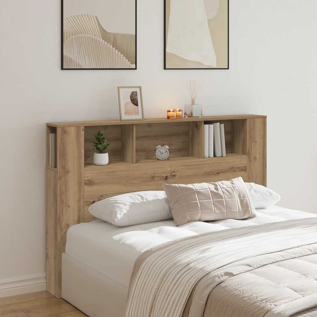 Kopfteilschrank Artisan-Eiche 160 x 18,5 x 103,5 cm Holzwerkstoff