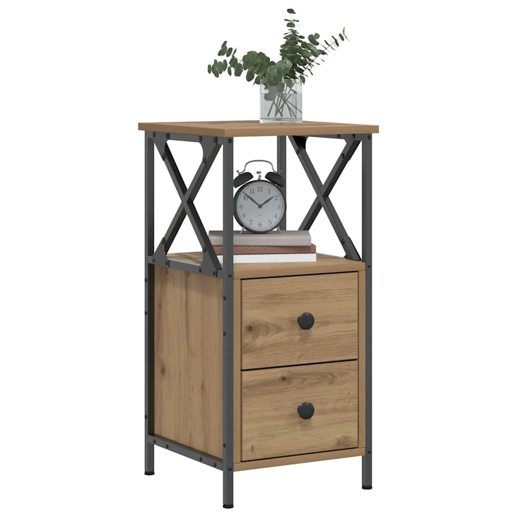 Nachttisch Artisan-Eiche 34x35,5x70 cm Holzwerkstoff