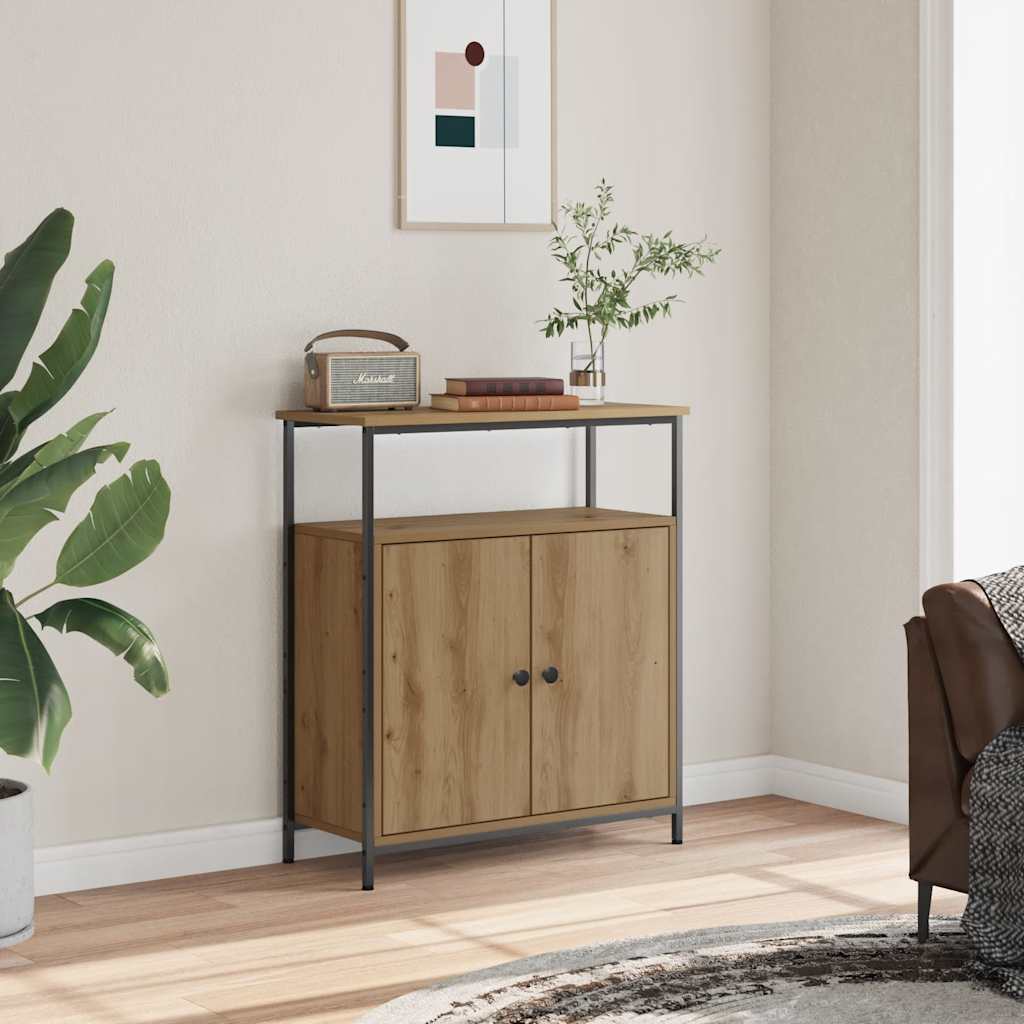 Sideboard Artisan-Eiche 70x30x80 cm Holzwerkstoff
