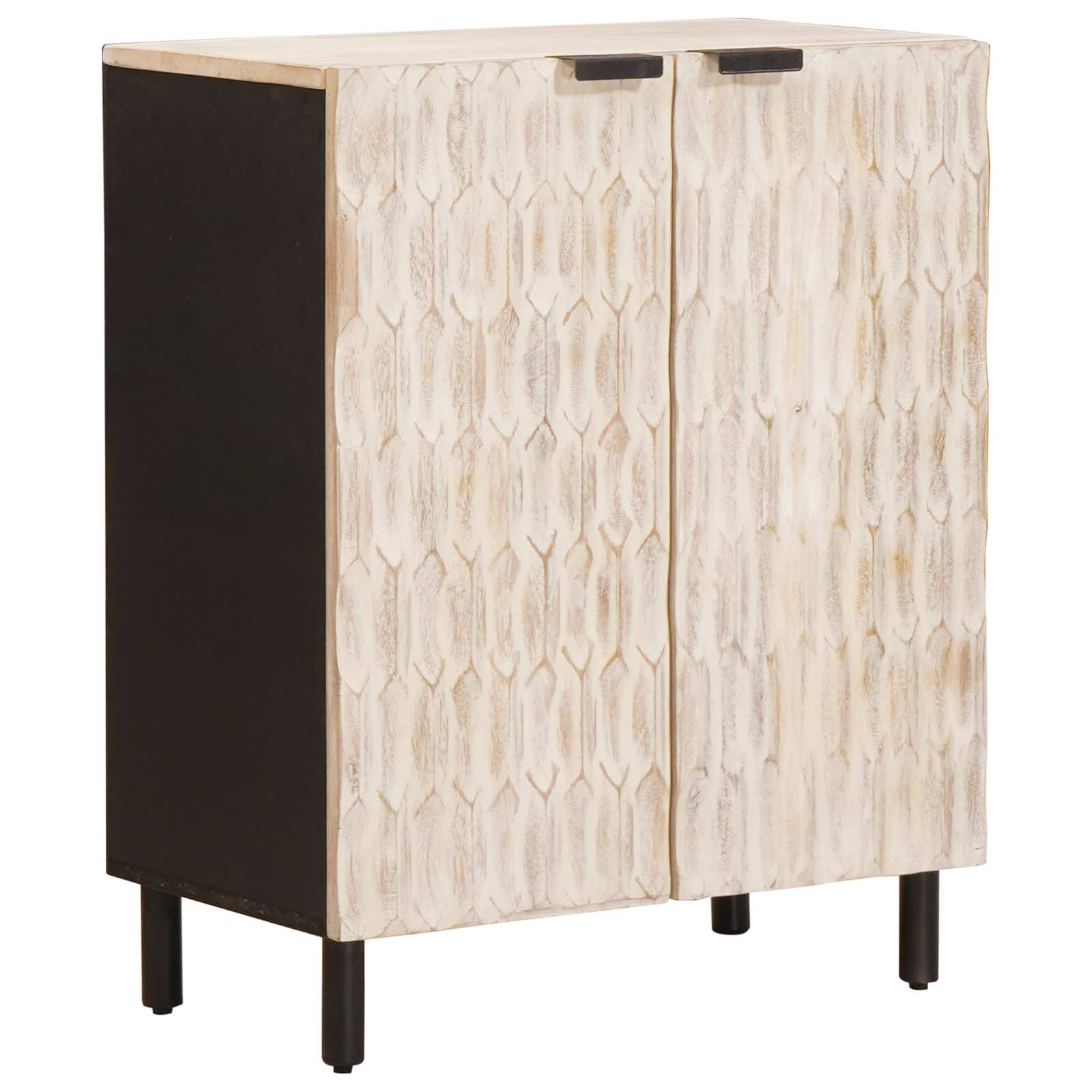 Sideboard 60 x 33 x 75 cm Massivholz Mango