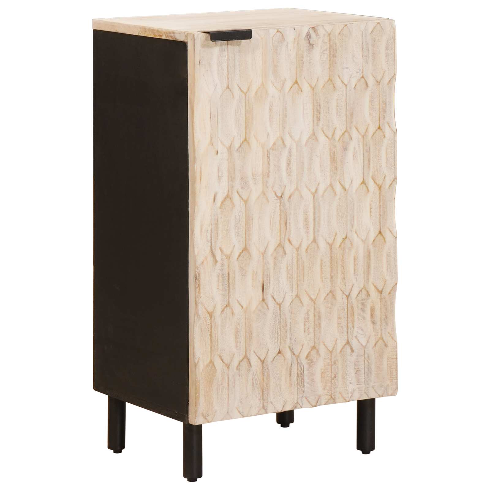 Sideboard Weiße gewaschene Oberfläche 40 x 33 x 75 cm