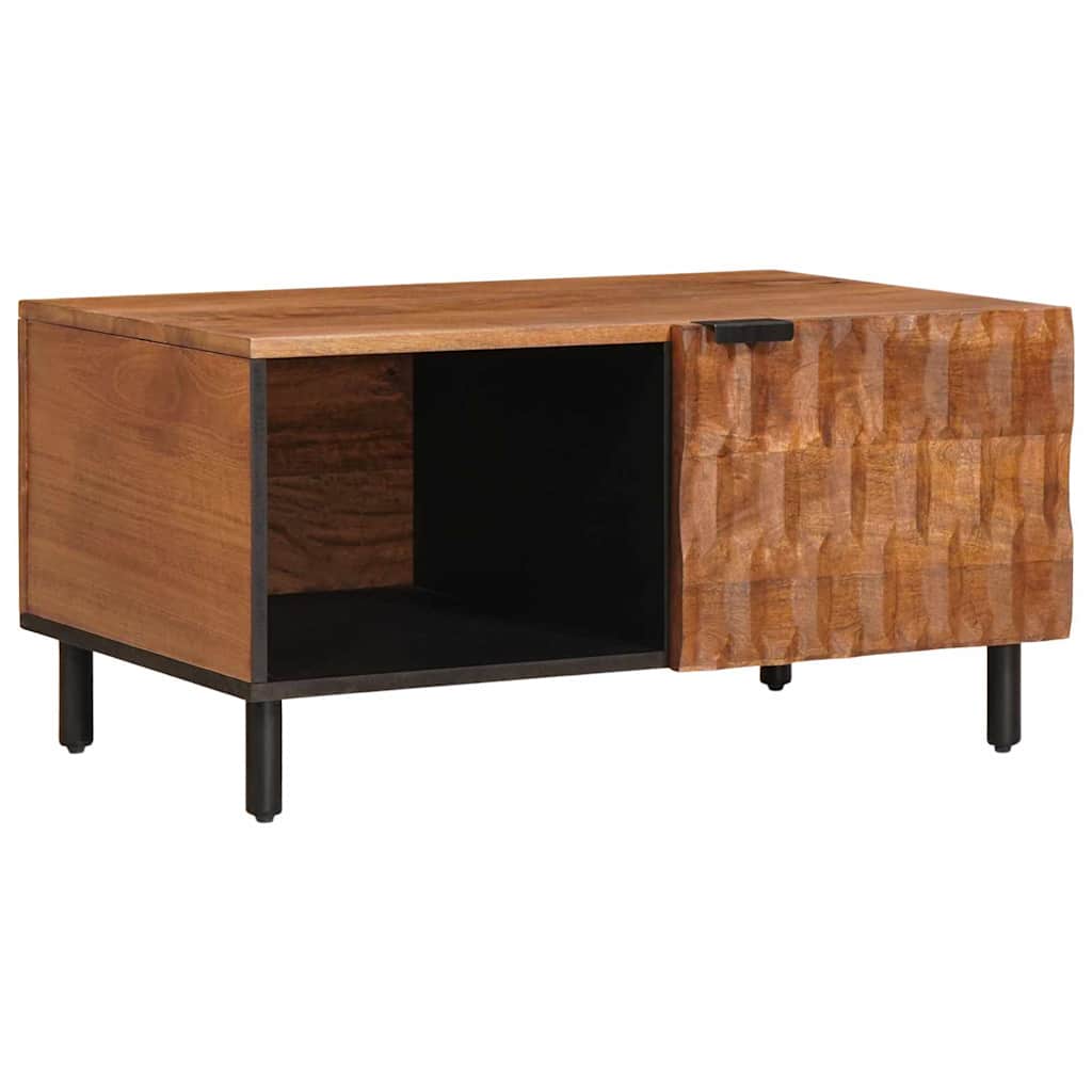 Couchtisch Braun 80 x 50 x 40 cm Massivholz Mango