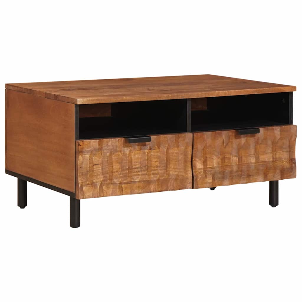 Couchtisch Braun 80 x 54 x 40 cm Massivholz Mango