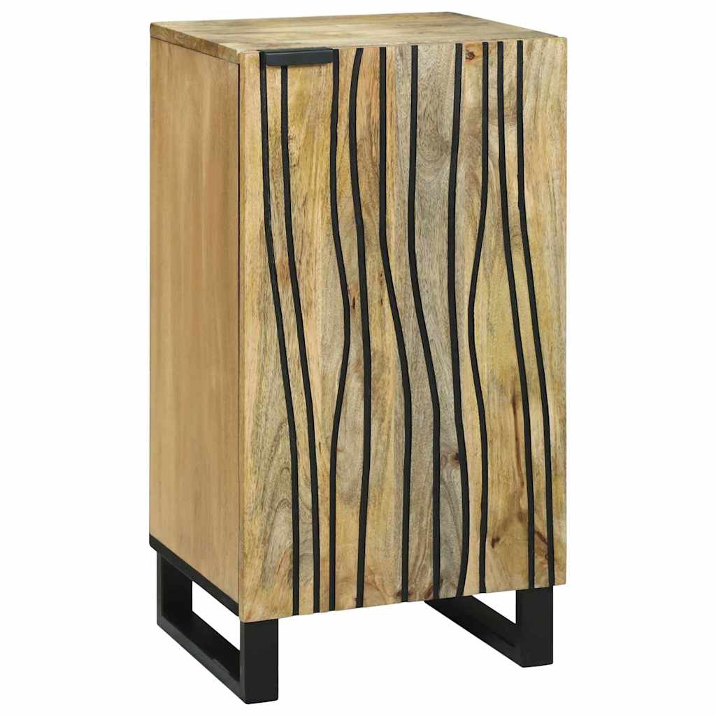 Sideboard Natur 40 x 33 x 75 cm massives Mangoholz
