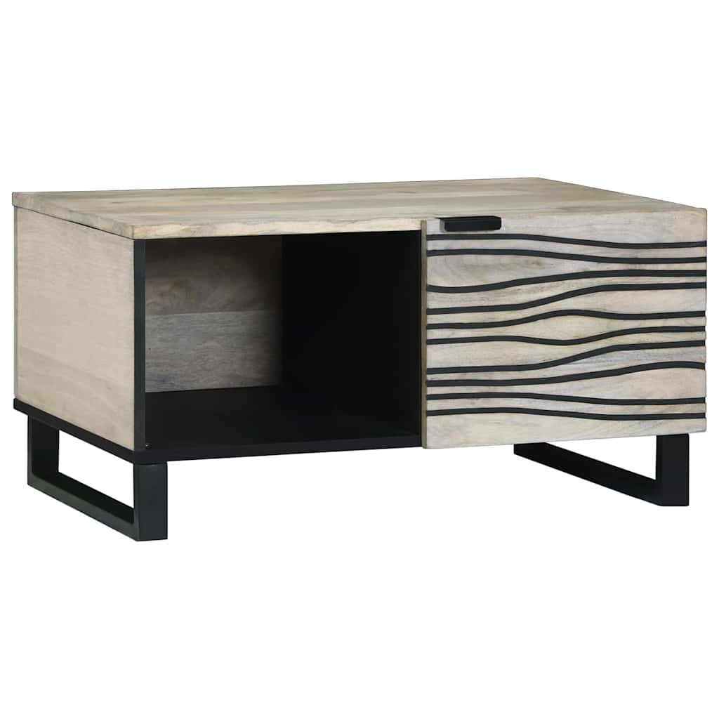Couchtisch Weiß 80 x 50 x 40 cm Holzwerkstoff