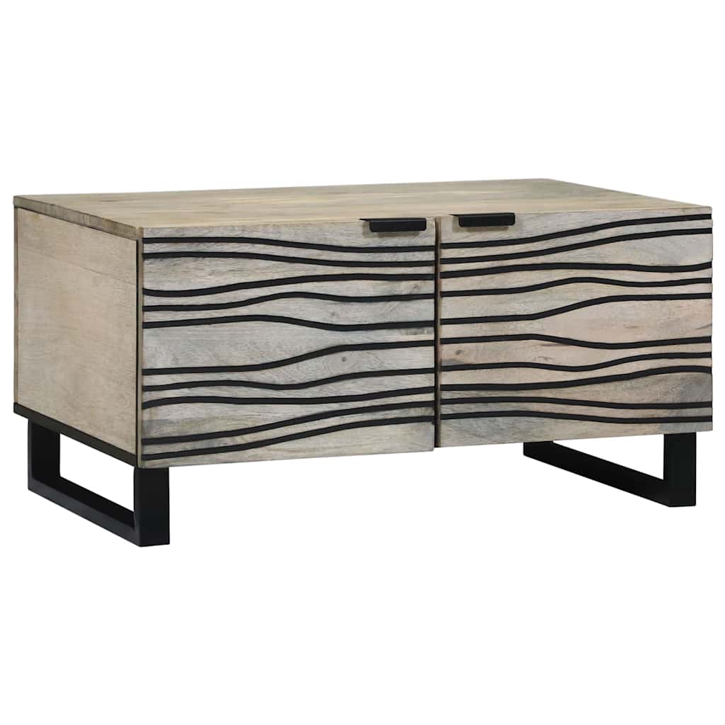 Couchtisch Weiß 80 x 50 x 40 cm Holzwerkstoff