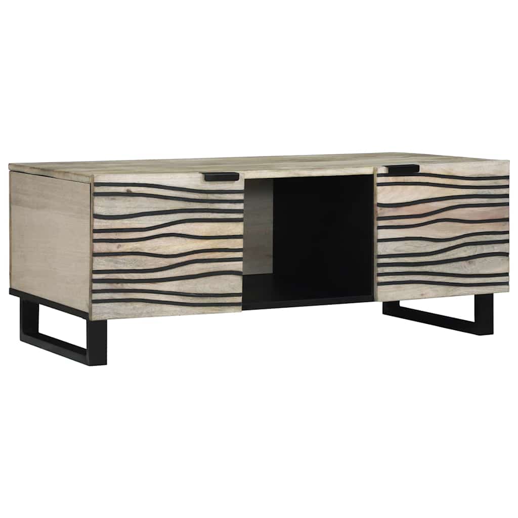 Couchtisch Weiß 100 x 54 x 40 cm Holzwerkstoff