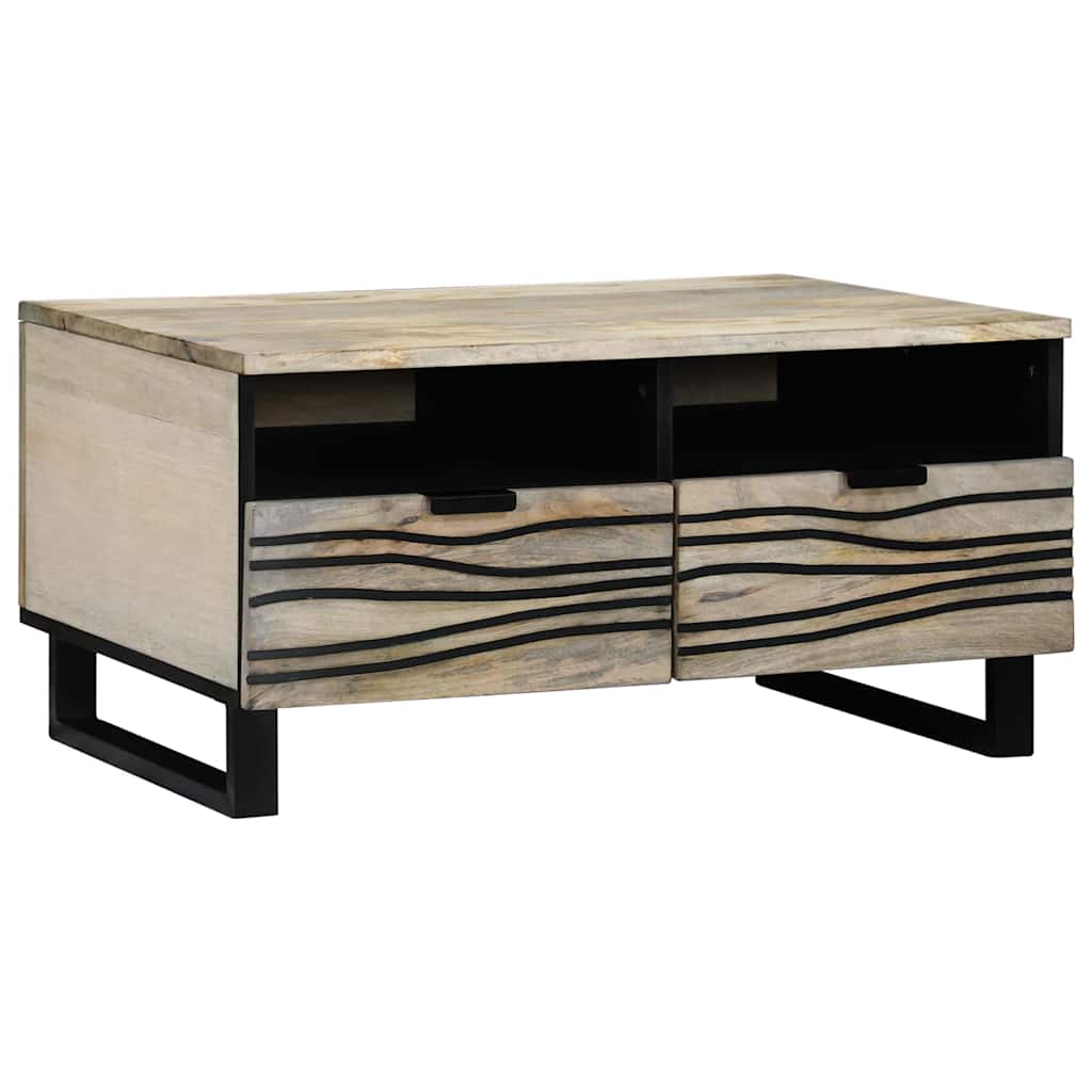 Couchtisch Weiß 80 x 54 x 40 cm Holzwerkstoff