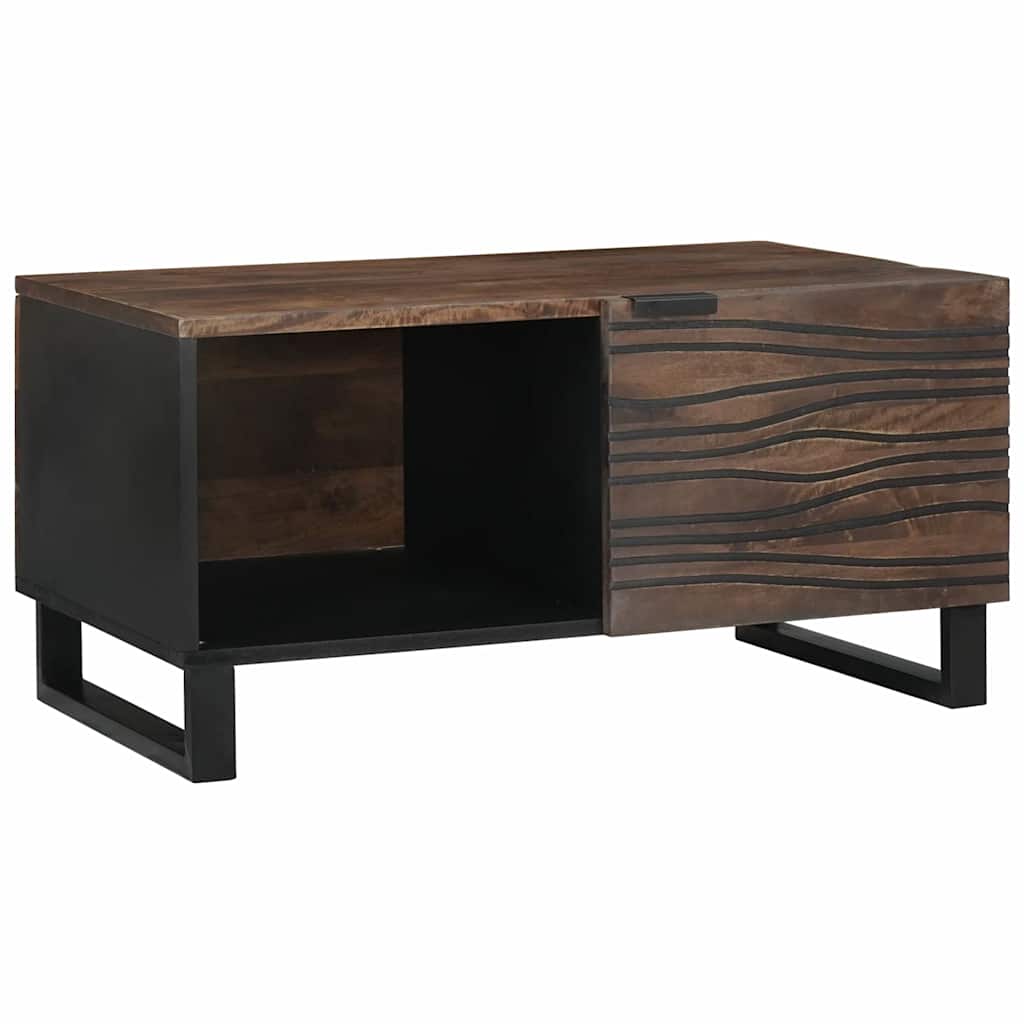Couchtisch Walnuss 80 x 50 x 40 cm Holzwerkstoff