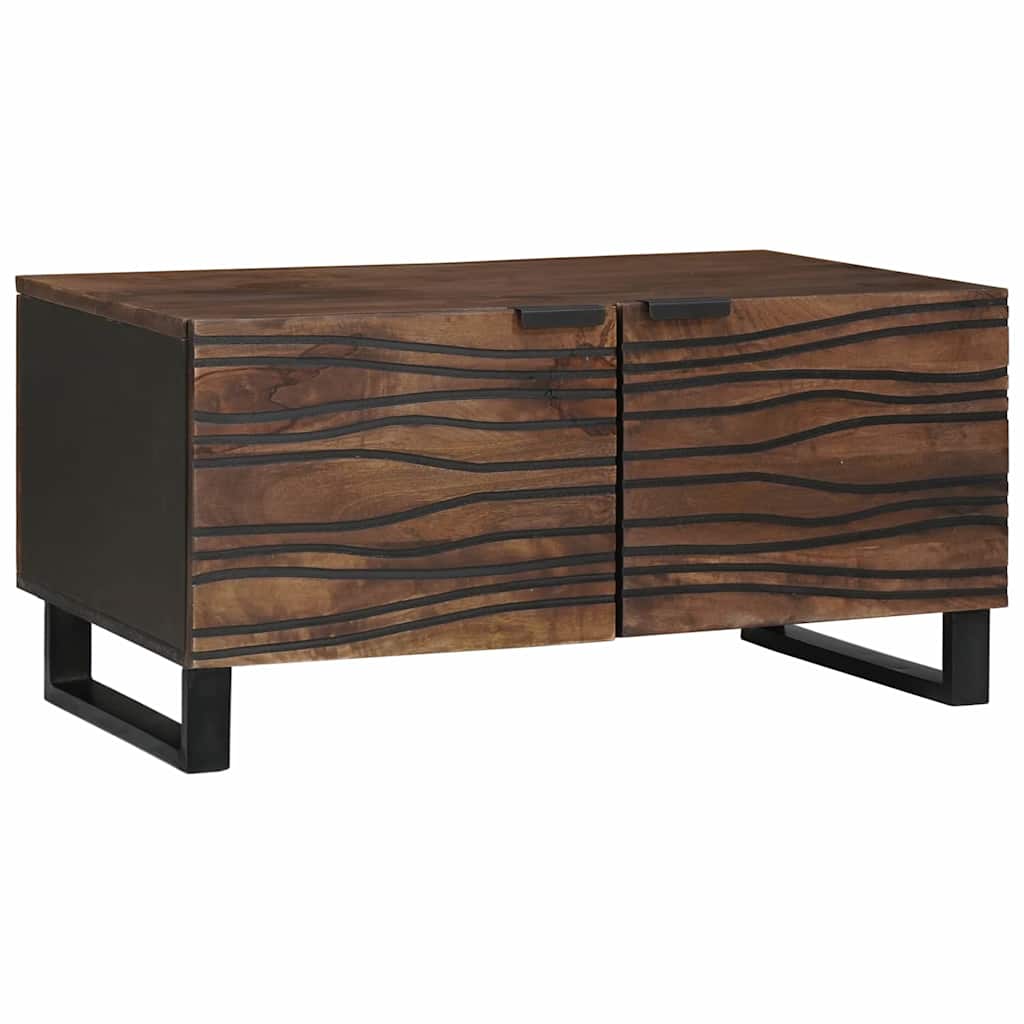 Couchtisch Walnuss 80 x 50 x 40 cm Holzwerkstoff