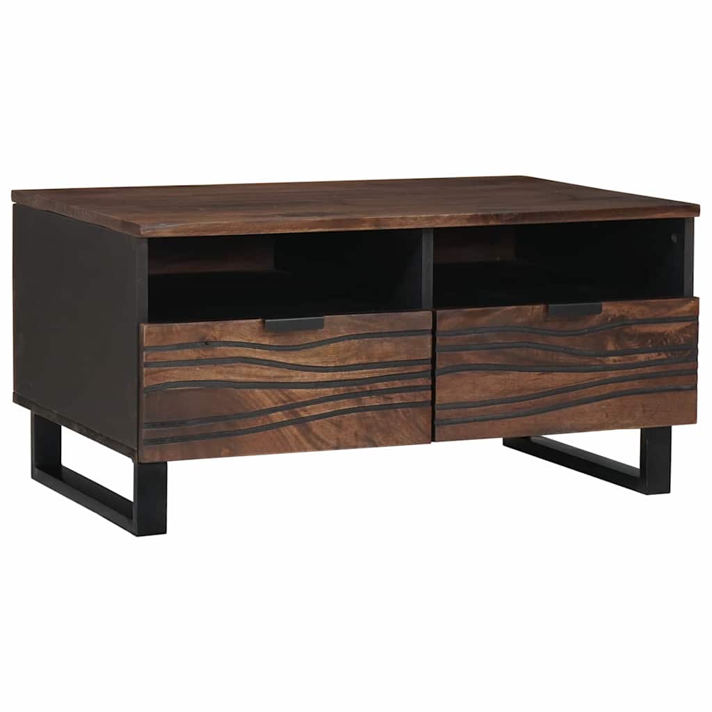Couchtisch Walnuss 80 x 54 x 40 cm Holzwerkstoff