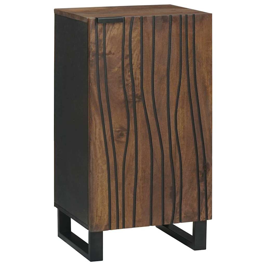 Sideboard Walnuss 40 x 33 x 75 cm massives Mangoholz