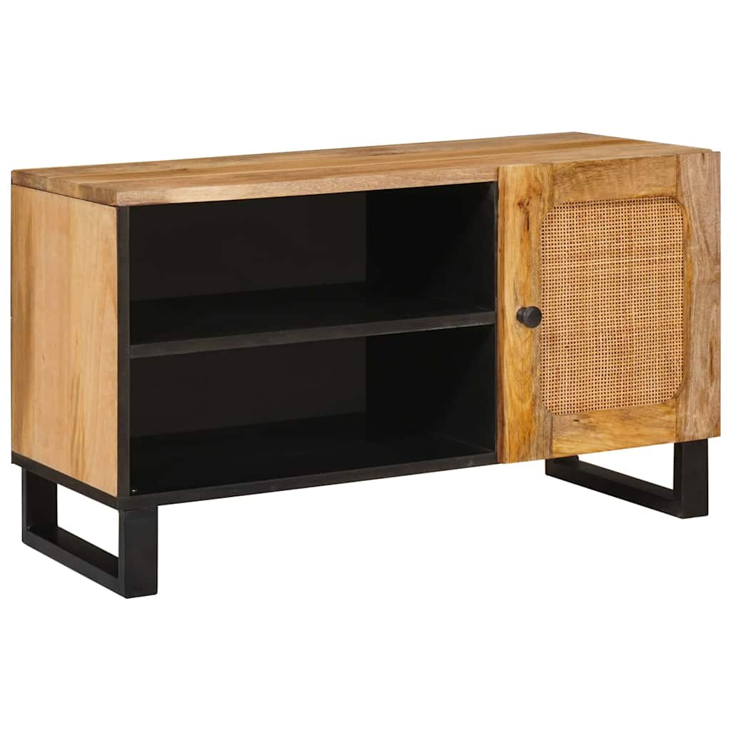 TV-Schränk Braun 80 x 33 x 46 cm Massivholz Mango