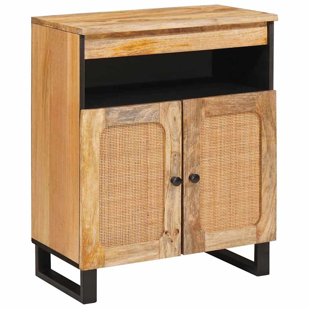 Sideboard Braun 60 x 33 x 75 cm Massivholz Mango