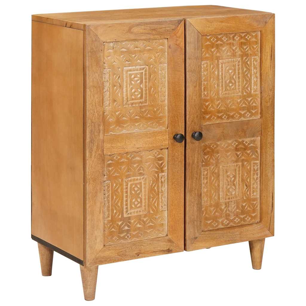 Sideboard Hellbraun 60 x 33 x 75 cm massives Mangoholz