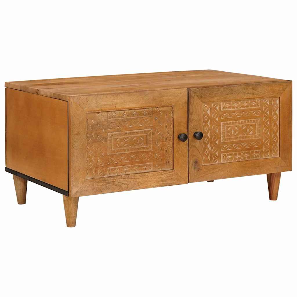 Couchtisch Hellbraun 80 x 54 x 40 cm Holzwerkstoff
