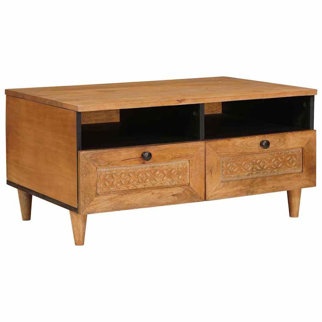 Couchtisch Hellbraun 80 x 54 x 40 cm Holzwerkstoff
