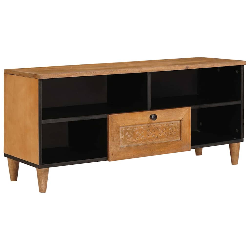 TV-Schränk 100 x 33 x 46 cm Massivholz Mango