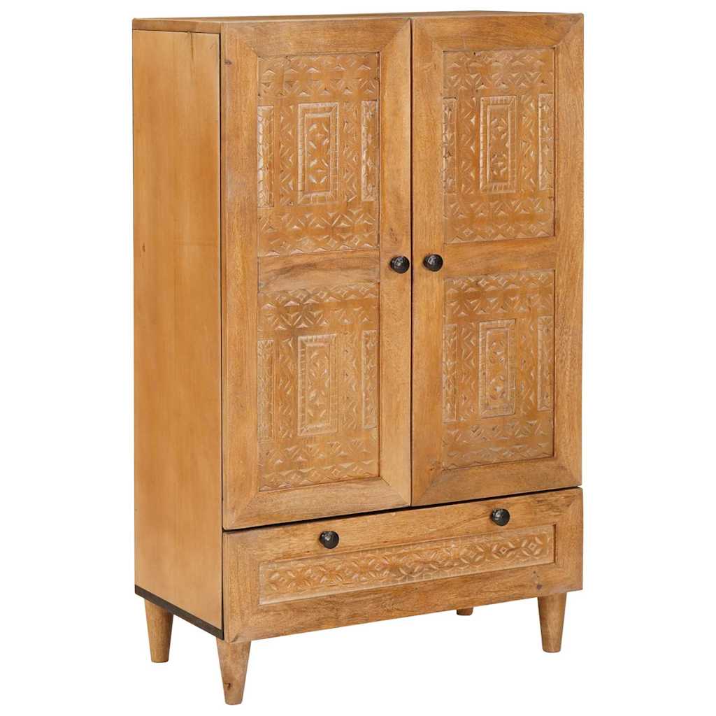 Highboard 60 x 33 x 100 cm Massivholz Mango