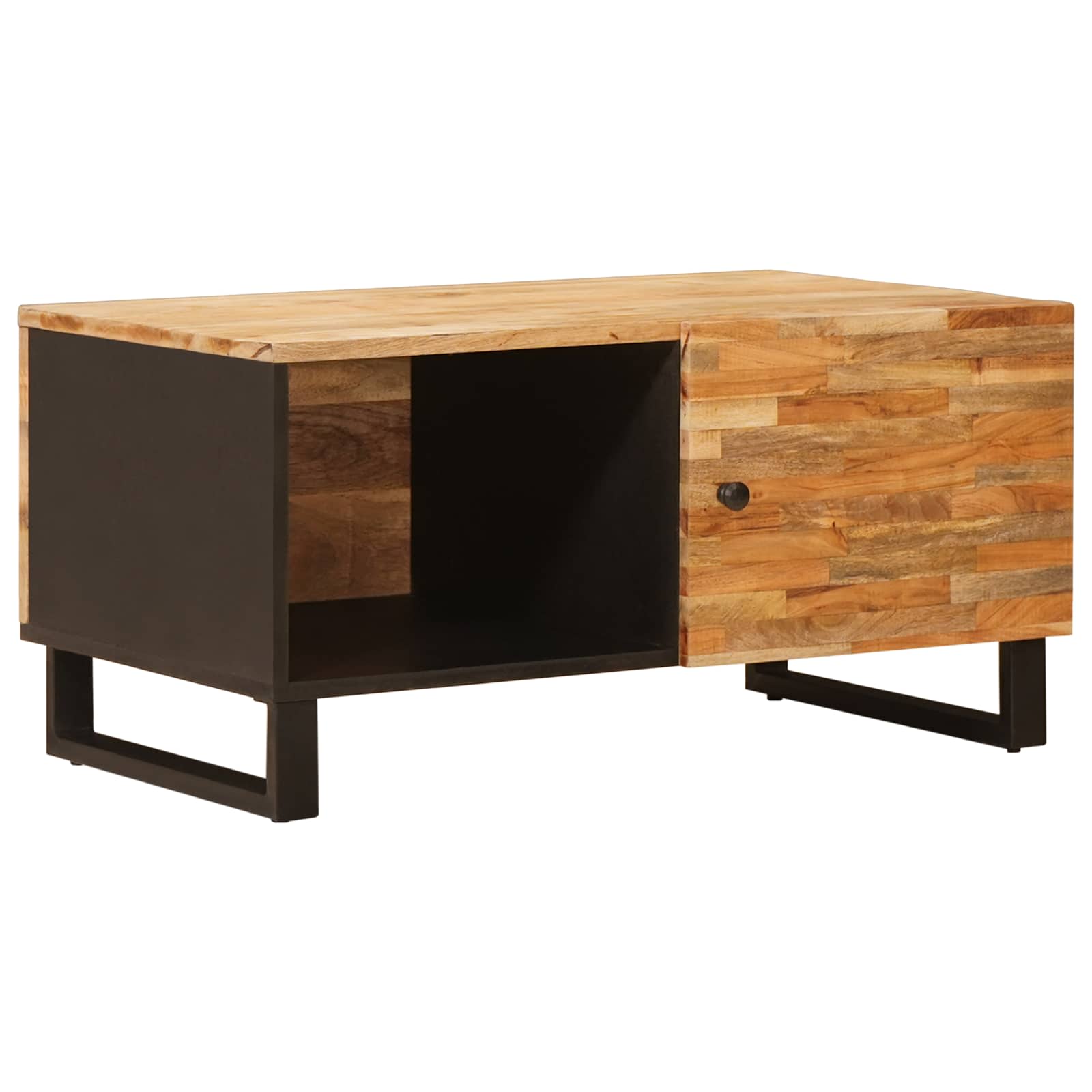 Couchtisch Braun 80 x 50 x 40 cm Massivholz Mango