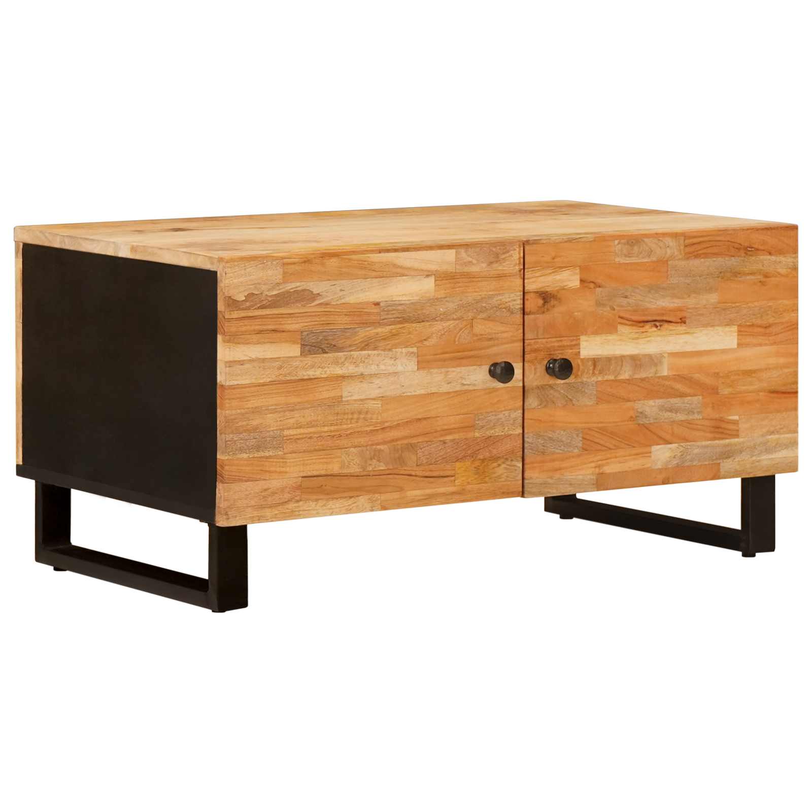 Couchtisch Braun 80 x 50 x 40 cm Massivholz Mango