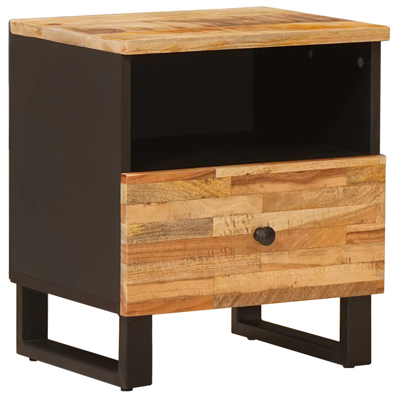 Bettkasten Braun 40 x 33 x 46 cm Massivholz Mango