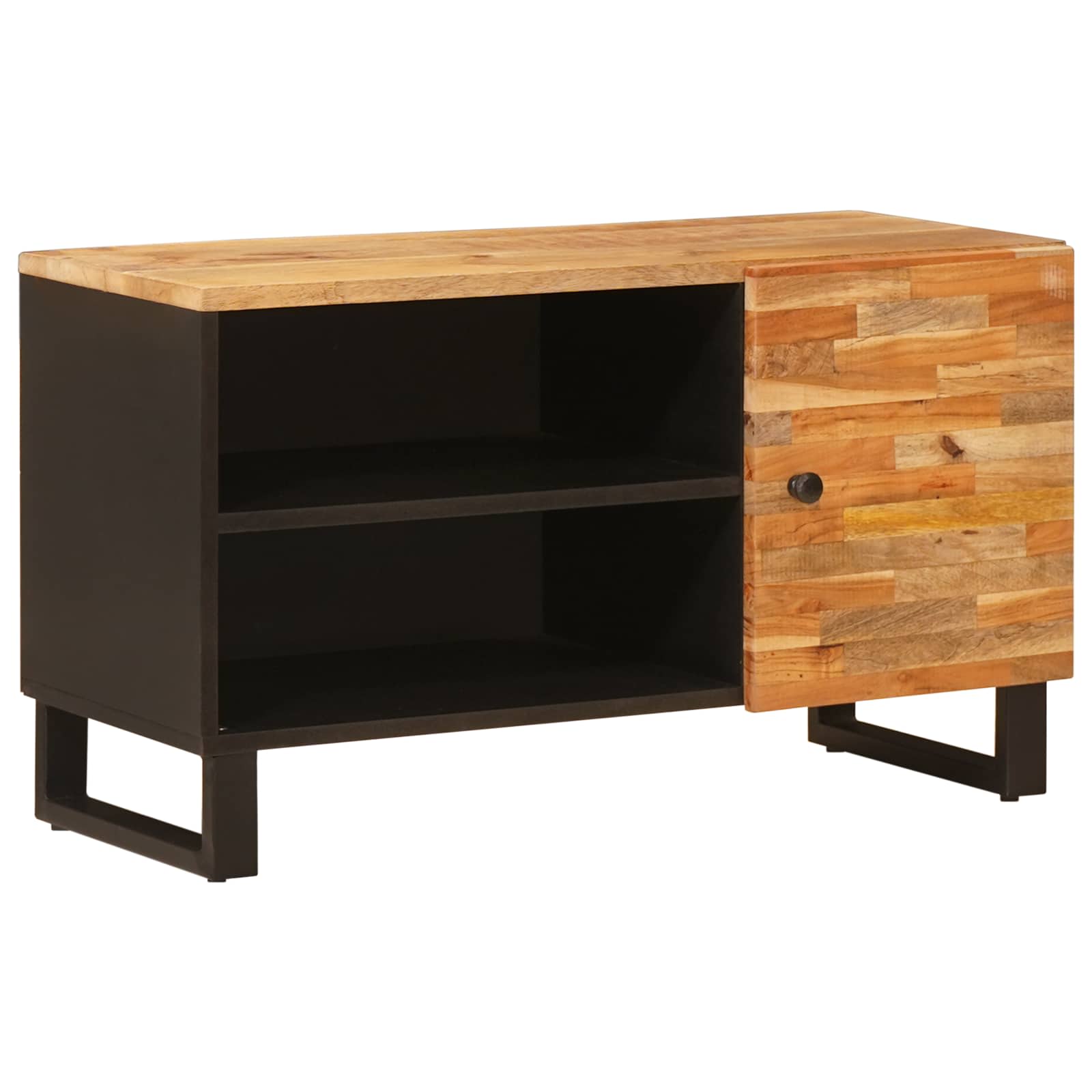 TV-Schränk Braun 80 x 33 x 46 cm Massivholz Mango