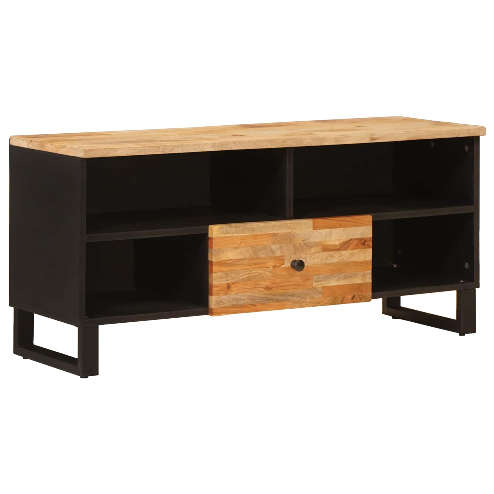 TV-Schränk Braun 100 x 33 x 46 cm Massivholz Mango