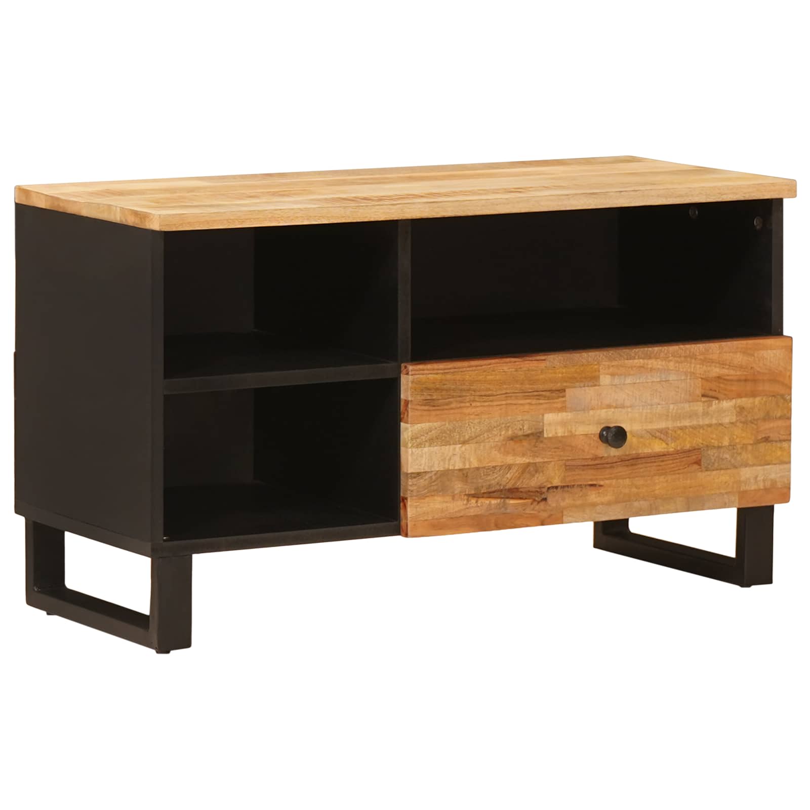 TV-Schränk Braun 80 x 33 x 46 cm Massivholz Mango