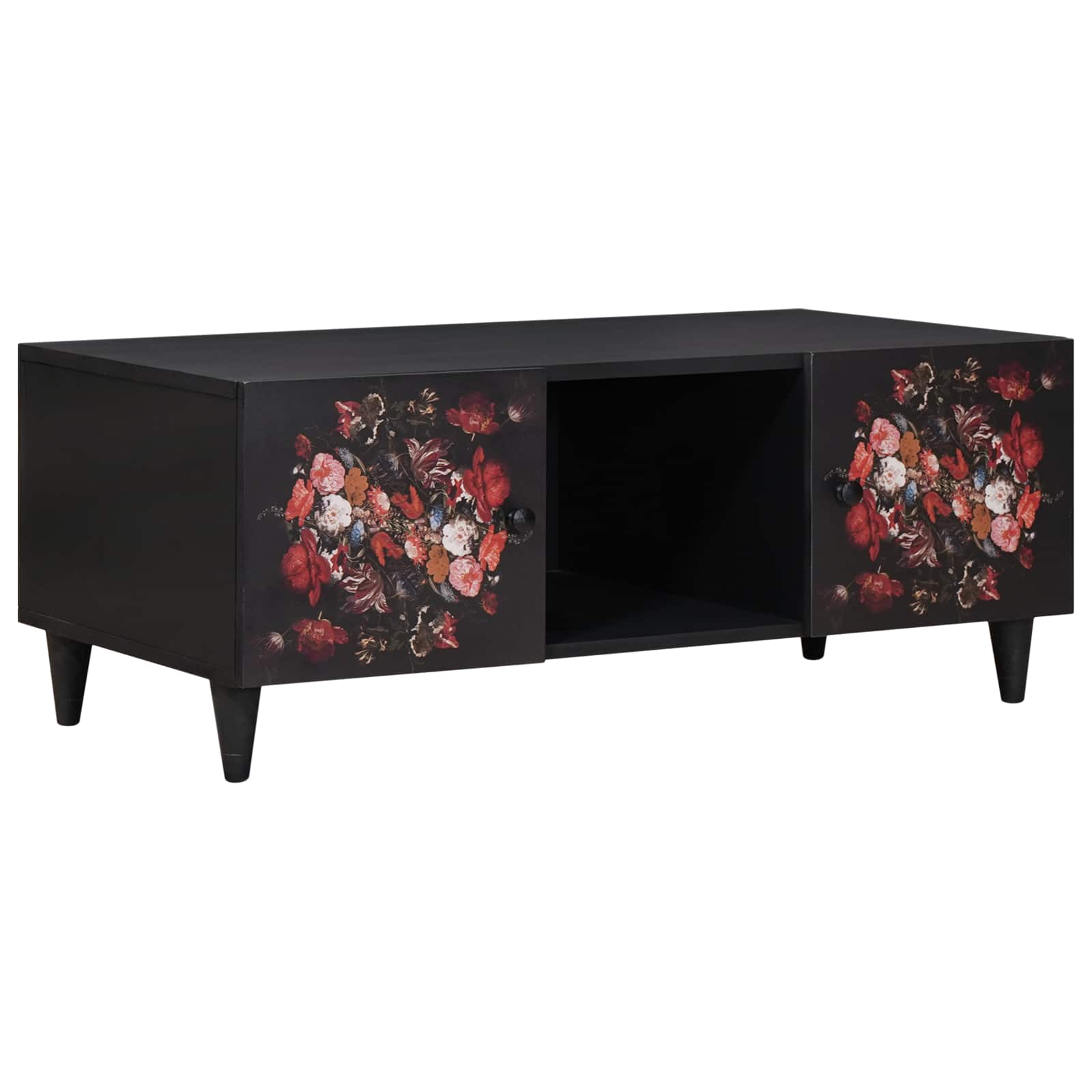 Couchtisch Mehrfarbig 100 x 54 x 40 cm Massivholz Mango