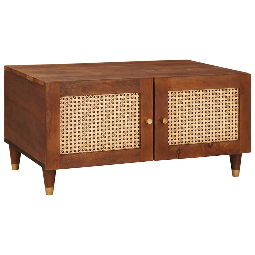Couchtisch 80 x 50 x 40 cm Massivholz Mango