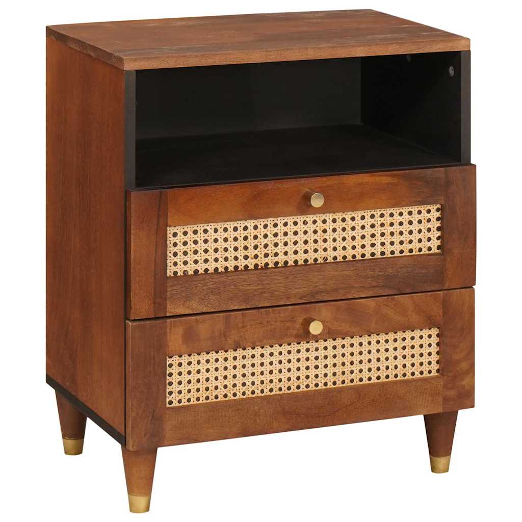 Nachttische 50 x 33 x 62 cm Massivholz Mango