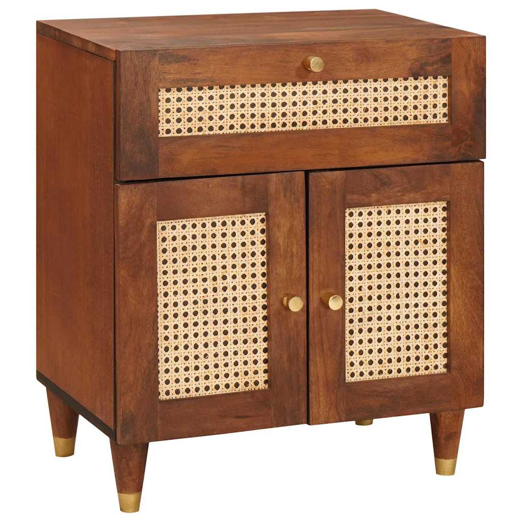 Nachttische 50 x 33 x 60 cm Massivholz Mango