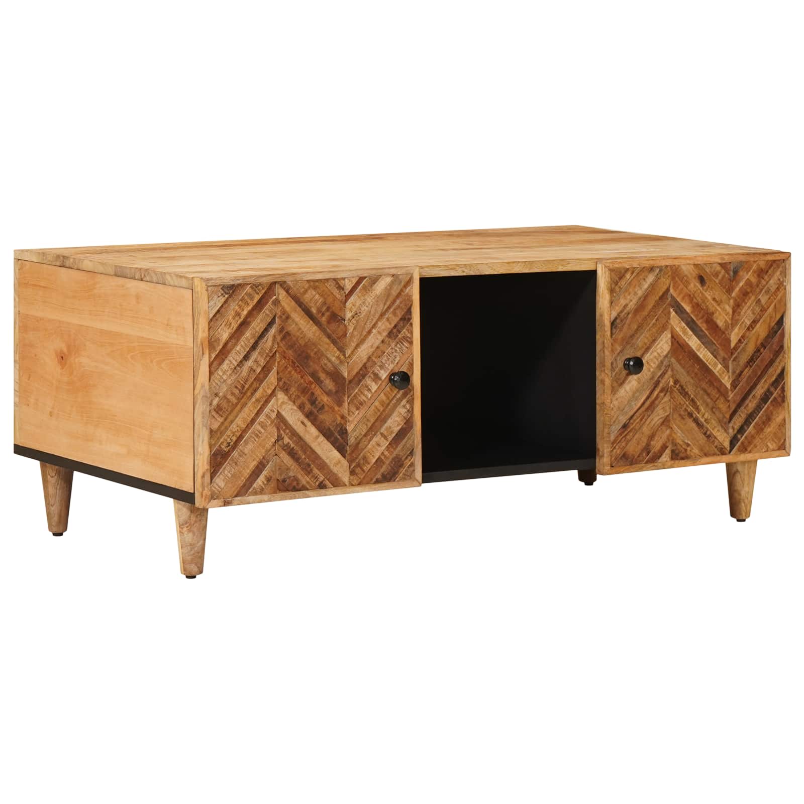 Couchtisch Braun 100 x 54 x 40 cm Massivholz Mango