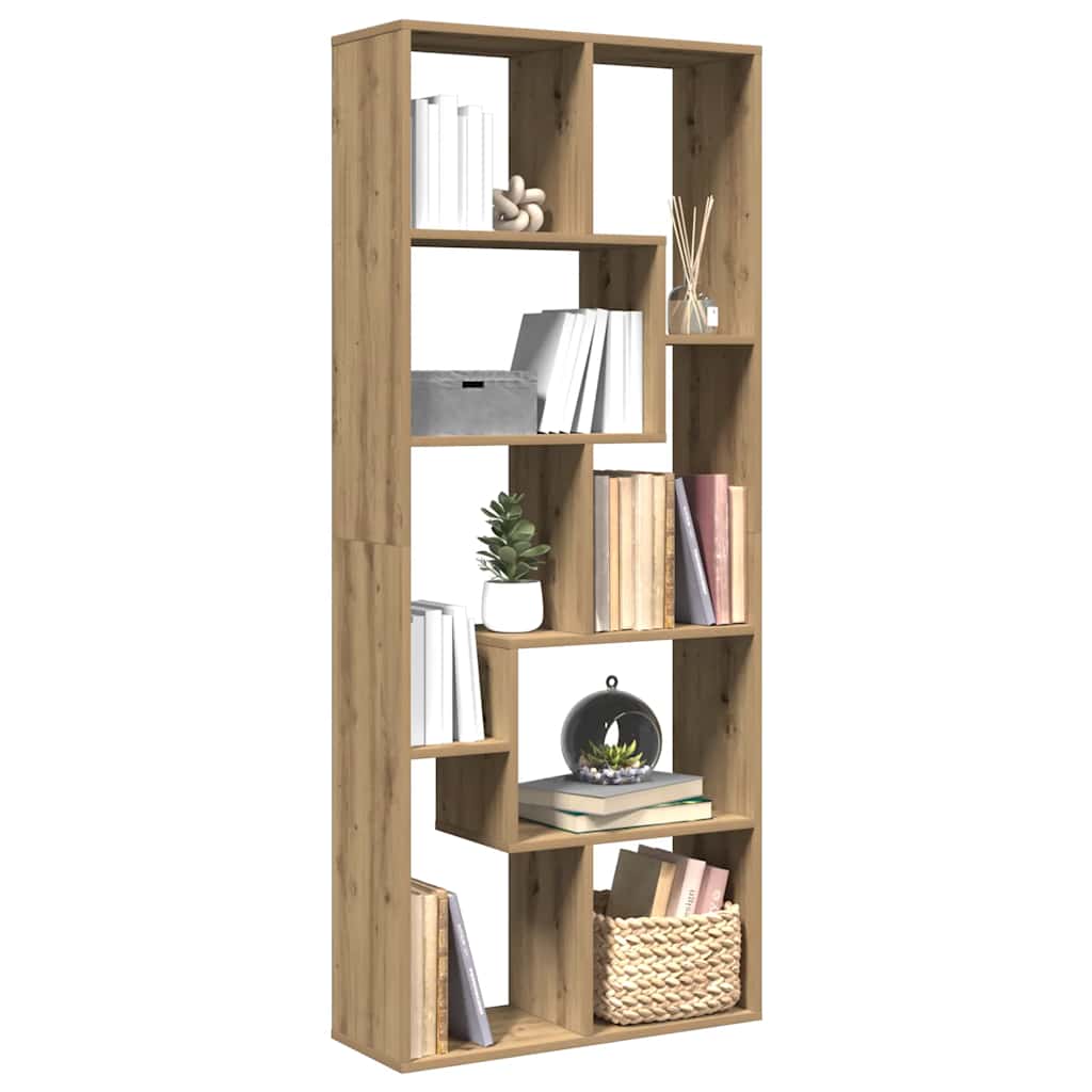 Raumteiler-Bücherregal Artisan-Eiche 67x25x161,5 cm