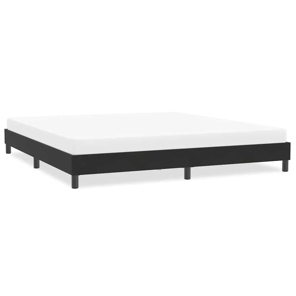 Bettgestell ohne Matratze Schwarz 200x210 cm Samt