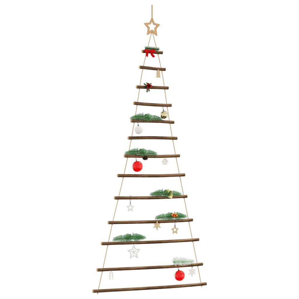 Hängender Weihnachtsbaum mit Sternspitze 86x180 cm Naturzweig
