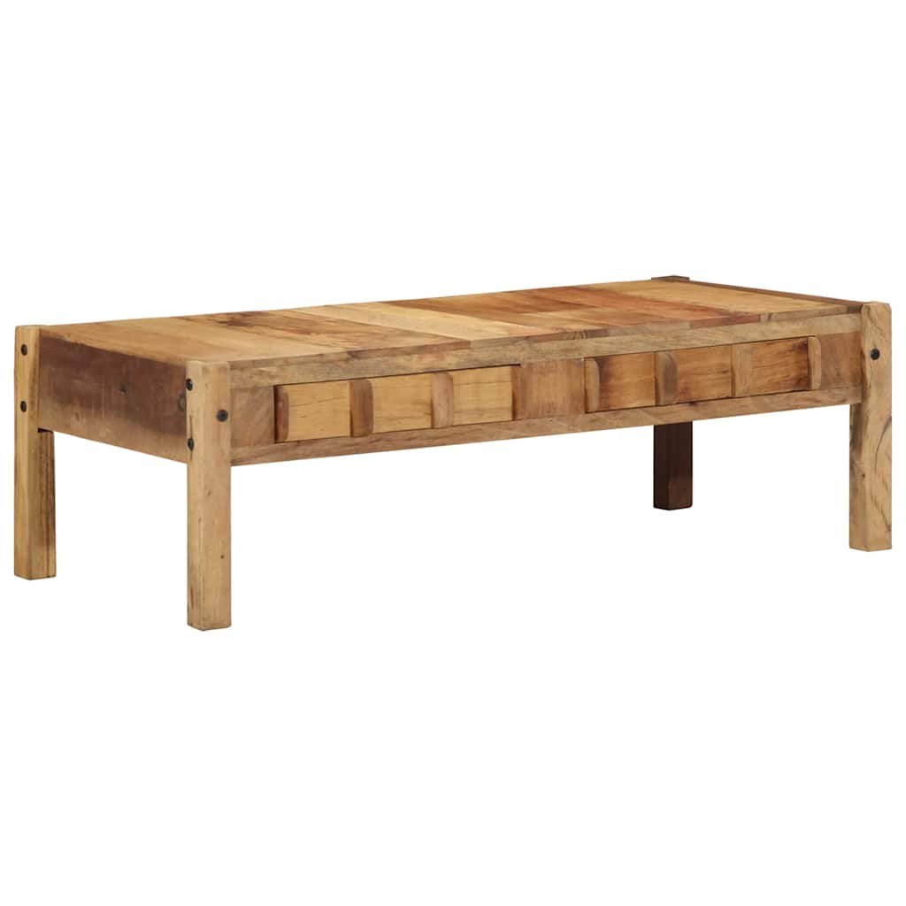 Couchtisch Braun 110 x 54 x 35 cm Massives upgecyceltes Holz