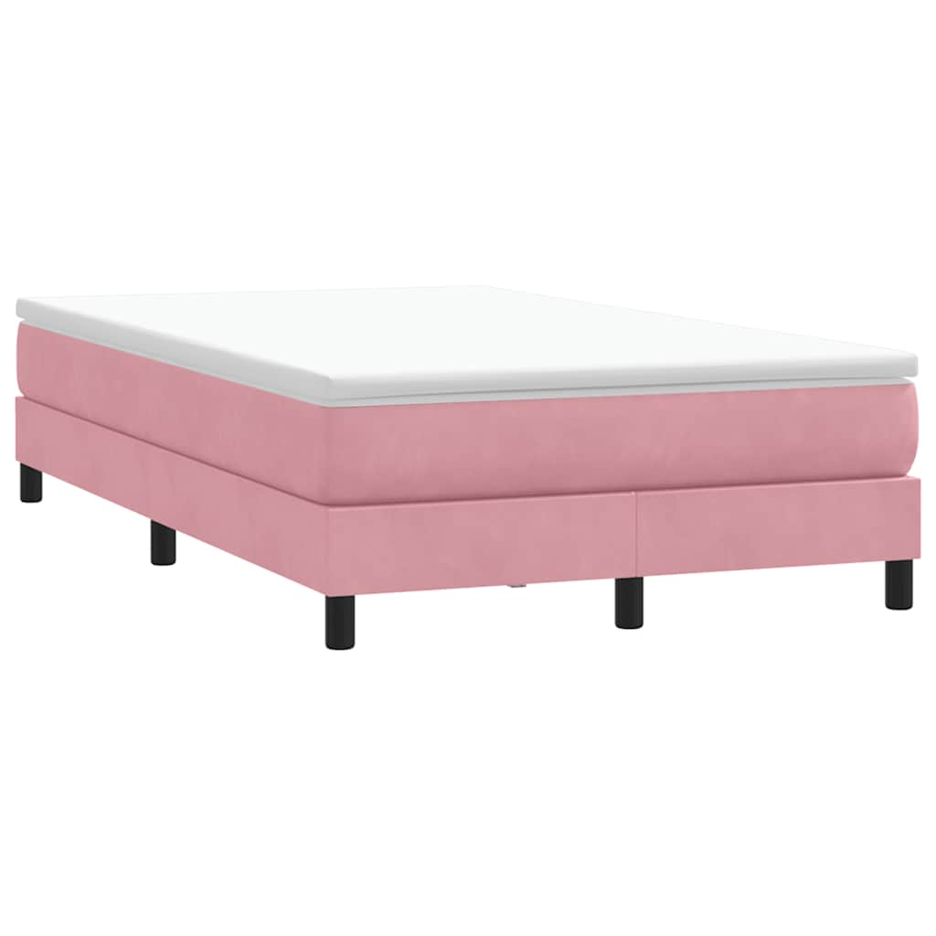 Boxspringbett ohne Matratze Rosa 120x210 cm Samt