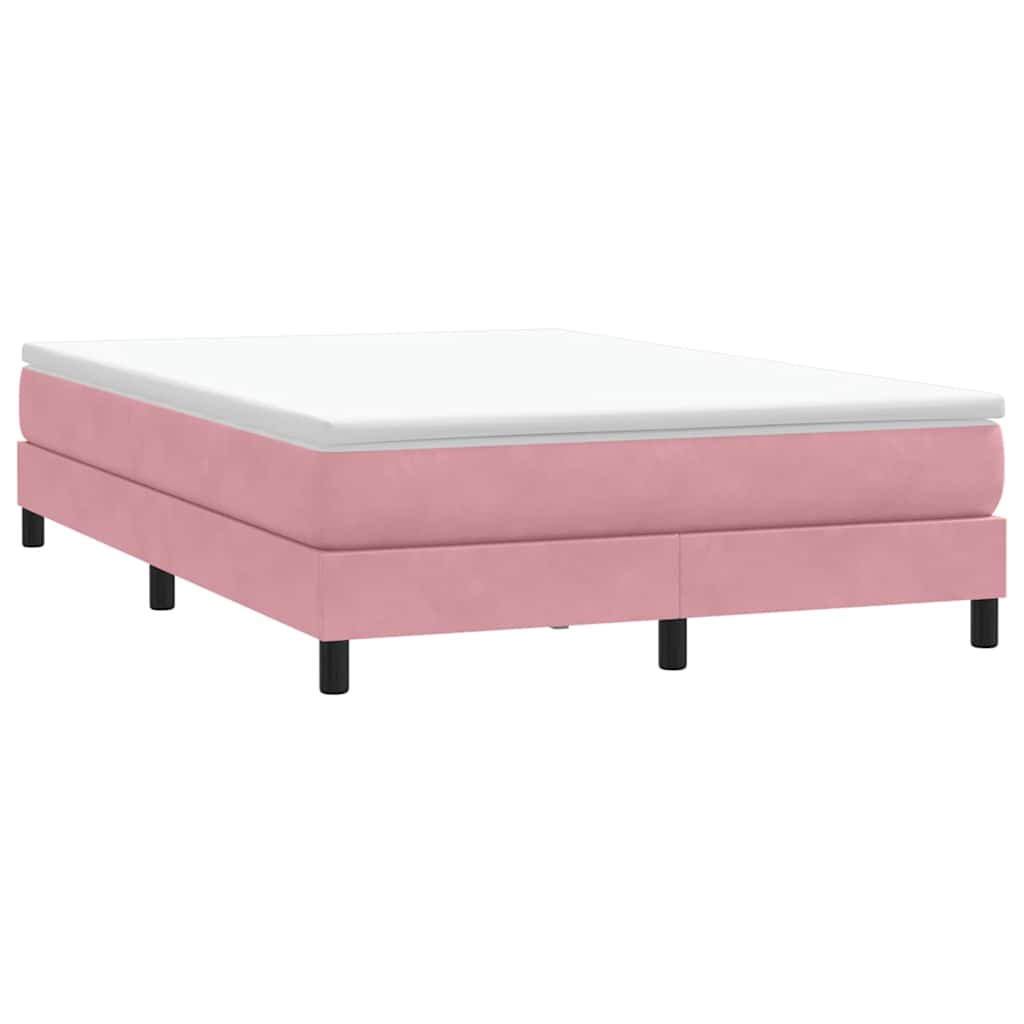 Boxspringbett ohne Matratze Rosa 160x210 cm Samt