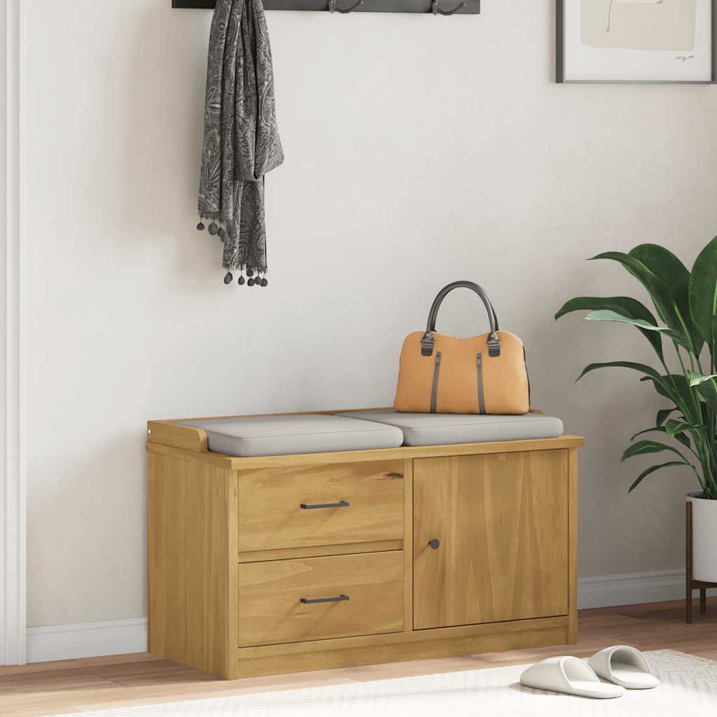 Flurbank SANDNES 87x40x50 cm Massivholz Kiefer