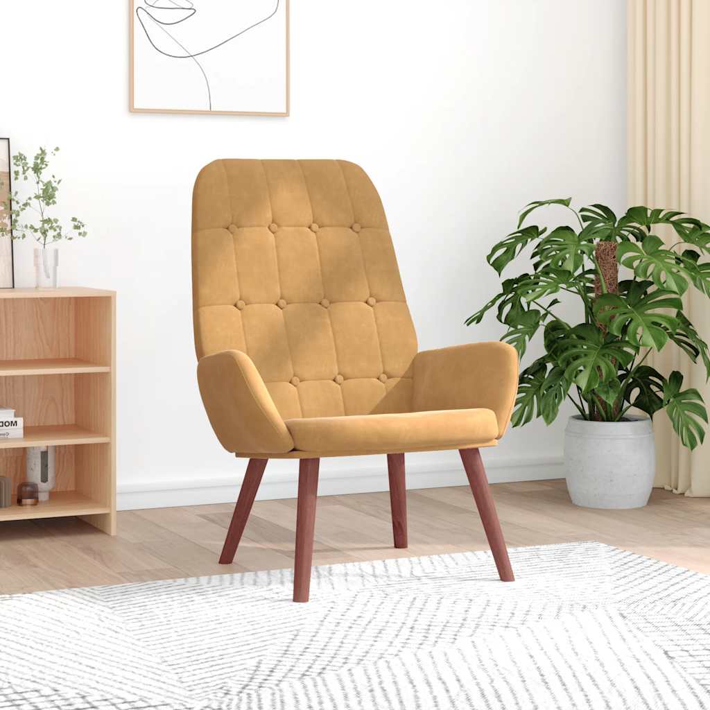 Relaxsessel Braun Samt