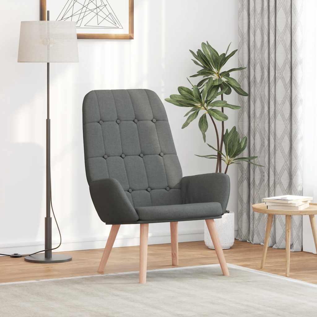 Relaxsessel Dunkelgrau Stoff