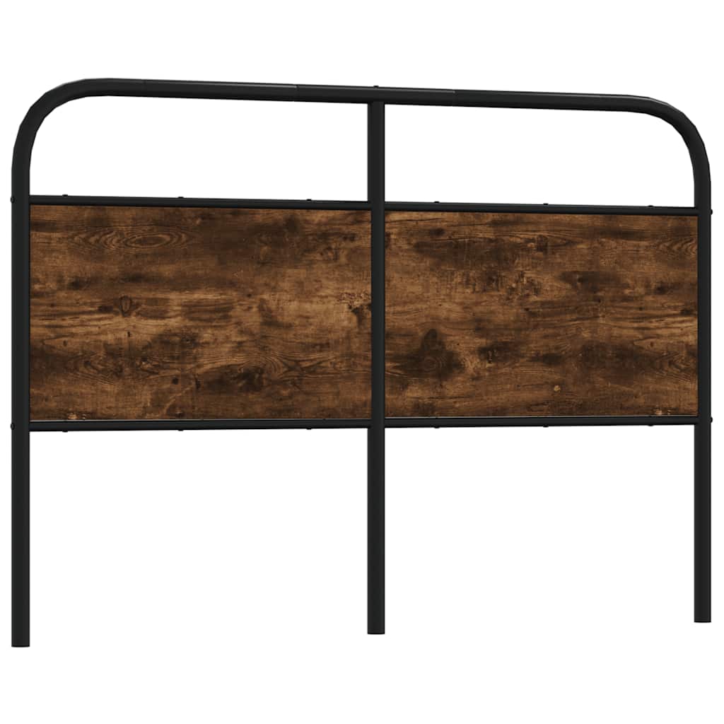Ersatz-Kopfteil Räuchereiche 140 cm Stahl und Holzwerkstoff