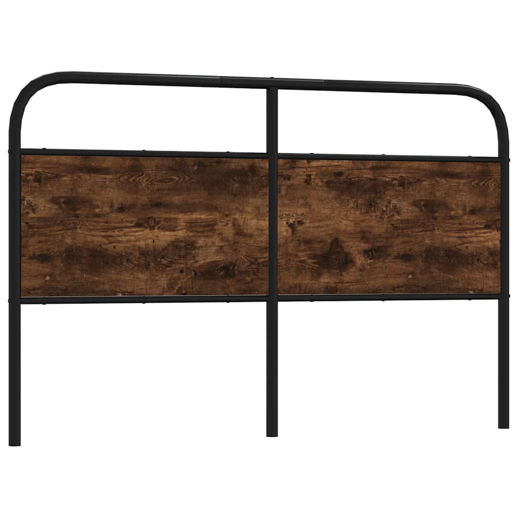 Ersatz-Kopfteil Räuchereiche 160 cm Stahl und Holzwerkstoff