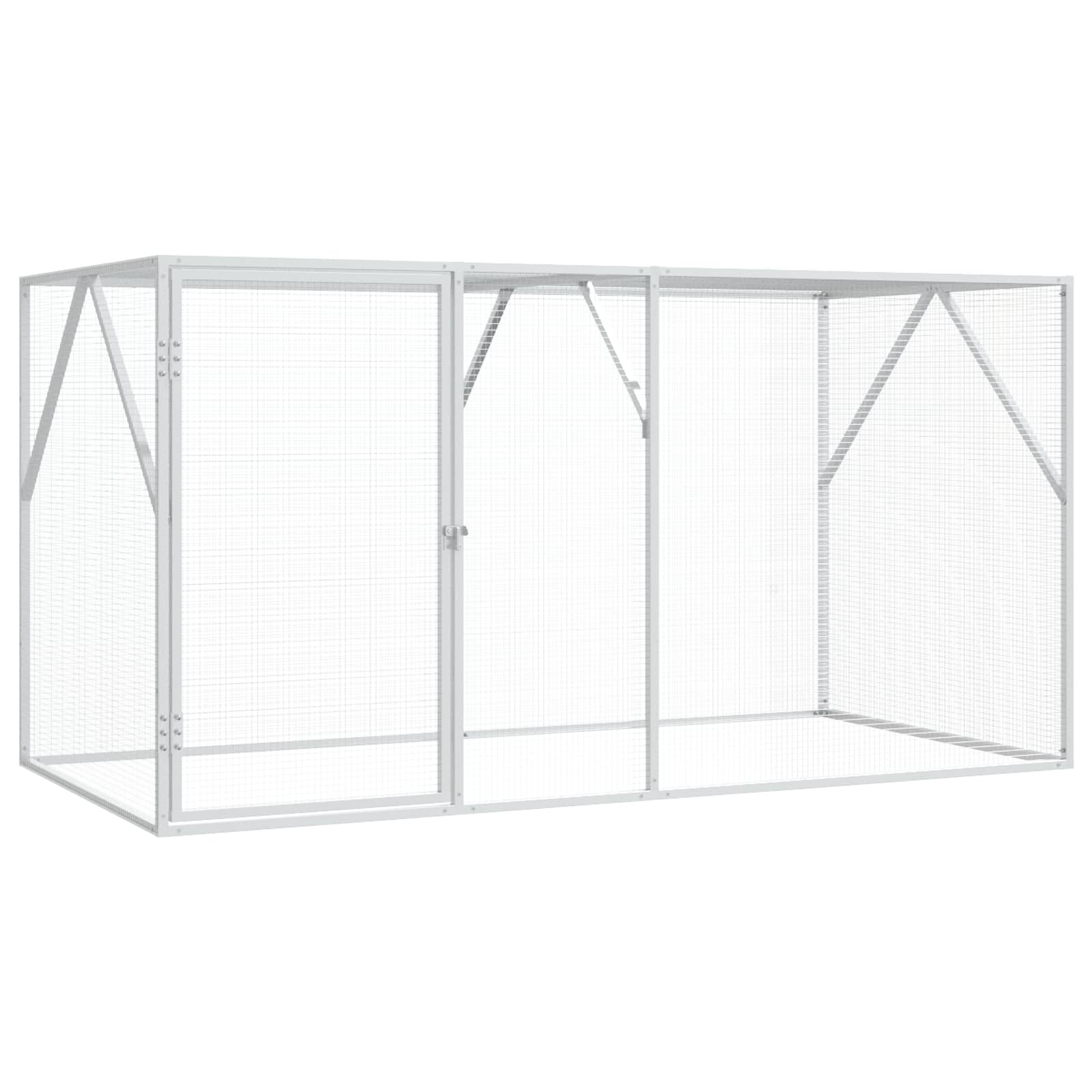 Vogelkäfig Anthrazit 208 x 102 x 108 cm